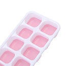 14 Grids Silicone Ice Cube Tray Summer DIY Homemade Ice Cube Mold (Pink) Newly