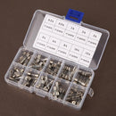 100PCS 5 x 20mm Fast Quick Blow Glass Tube Fuse Assortment Kit