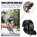 Cevikno 2 Pack Mini Bicycle Bell Bicycle Steering Ring Bell Safety Warning Fa