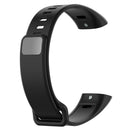 Silicone Watch Band for Huawei Band 2/Band 2 Pro/ERS-B19/ERS-B29 (Black)