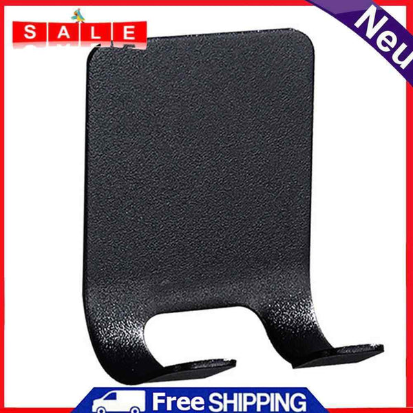 Self-Adhesive Stainless Steel Double Hooks Bathroom Shaver Holder Hanger