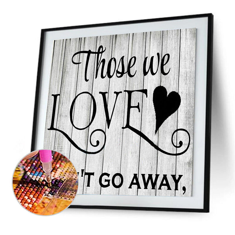 5D DIY Full Drill Diamond Painting Letter Cross Stitch Mosaic Kits (Z1043)