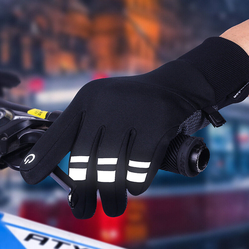 Winter Outdoor Sports Ski Cycling Gloves Touchscreen Windproof Warmer (XL)