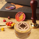 Wood Furnace Wax Pot Beads Retro Melting Sealing Wax Fire Paint Stove (E) Newly