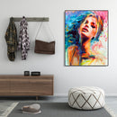 Painting By Numbers DIY Women Canvas Oil Wall Picture Kit for Living Room Arts
