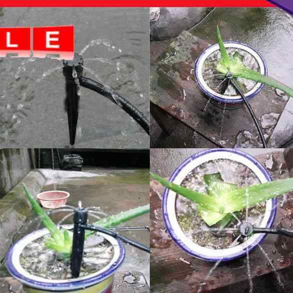 25pcs Adjustable Flow Irrigation Drip 360 Degree Emitter Drip System Gar