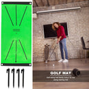 Golf Training Mat Golf Practice Training Aid Game Gift for Home Office Outd