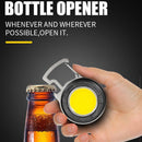 COB LED Flashlight Keychain Camping Waterproof 500lm Pocket Clip Work Lamp