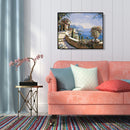 Hand Painted DIY Seaside Corridor Painting By Numbers Kit Canvas Oil Art Picture