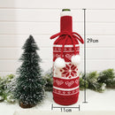 Home Knitting Stoppers Bag Wine Bottle Cover Xmas Decorations Merry Christmas