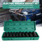 10pcs Electric Wrench Screwdriver Hex Socket Head Kits Adapter Sleeve Set