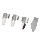 4pcs Guitar Picks Metal Index Finger Picks Instrument Part Accessories Newly