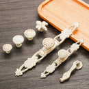 Ivory White Cabinet Handles Drawer Knobs Door Pulls Furniture Handle Hardware