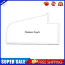 #A Acrylic Sewing Ruler Cute Bag Pattern Template DIY Stencils Patchwork Art Cra