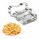 3Pcs Dog Bone Biscuit Fondant Pastry Baking Molds Stainless Steel Cookie Cutters