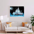Snow Castle 5D Diamond Painting Rhinestone Full Round Drill for Room Decora