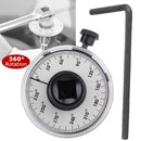 Adjustable 1/2 Inch Drive Torque Angle Gauge Car Garage Repair Hand Tool Set