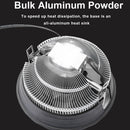 PC Case Fans 1800RPM Silent RGB LED Light Laptop Radiator CPU Cooling Quiet Fan