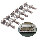 6pcs Roller Bridge Tremolo Saddles for Stratocaster Telecaster Electric Guitar
