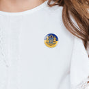 liujuan Round Brooch with Peace Flag, Ukraine, Ukraine, Ukraine, Ukrainian