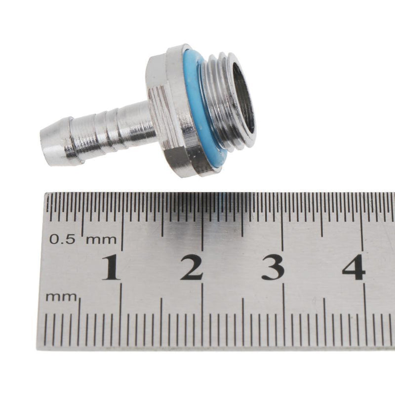 G1/4 Thread Soft Tube Connector for PC Water Cooling System(6mm) Newly