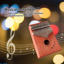 Portable 17 Keys Thumb Piano Wood Kalimba Musical Instrument for Beginner