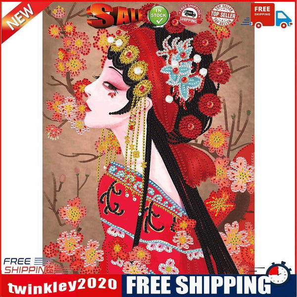 Partial Special Shape Drill Diamond Painting ancient beauty Rhinestone Draw
