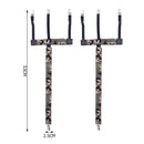 Camo Adjustable Elastic Shirt Holder Straight Stirrup Belt Suspender Garter