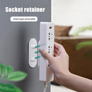 Punch-free Plug Fixer Self-Adhesive Socket Wire Organizer Power Strip Shelf