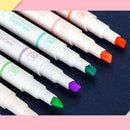 Line 6 Color Double-headed Highlighter Painting Graffiti Eye Protection