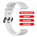 Silicone Sports Watchband Wrist Strap w/Buckle for Huawei Band 4 Pro TER-B29S