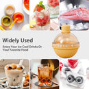 Ice Ball Maker - Light Bulb Ice Cube with Lids Molds for Whiskey*2