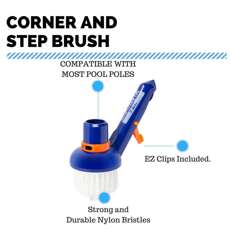 Swimming Pool Vacuum Cleaner Corner Vacuum Brush Spas Hot Tub Cleaning Tool