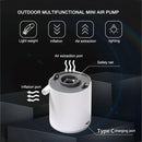 Mini Portable Inflatable Pump USB Charging Outdoor Camping Light Air Pump Newly