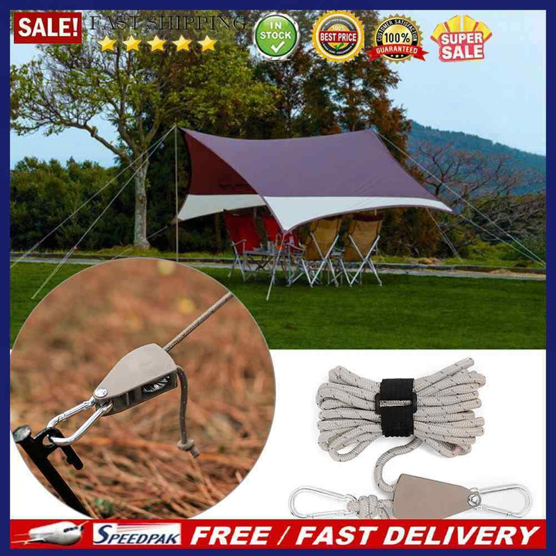 4mm 4m Rope Fastener Reflective Awning Wind Rope Fastener Adjustable for Outdoor