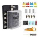 Light Marine Plastic Cover Blade Fuse Holder Block Fuse Box Car Accessory