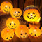DIY Pumpkin Balloons Led Light Up Latex Balloon Halloween Party Decorations