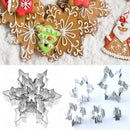 Decor Decorative Tools Snowflake Cookie Cutter Mold Biscuit Stainless Steel