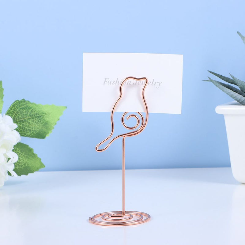 Decoration Paper Clamp Photo Clips Place Card Table Number Holder Clamps Stand