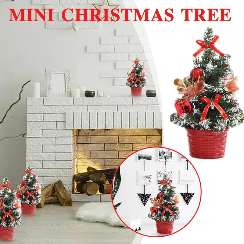 Mini Christmas Tree Xmas Craft Decor Ornament Gift Home Decoration.