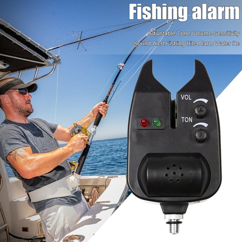 LED Tone Volume Sensitivity Sound Fishing Alarm Waterproof Fish Rod Alert