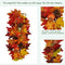 2 pc Artificial Maple Leaf Garlands Autumn Hanging Thanksgiving Christmas Z2H5