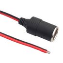 2pcs 12V 10A Max 120W Car Cigarette Lighter Charger Cable Female Male Ste