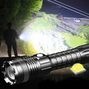 Flashlight Aluminum Camping Lamp USB Rechargeable Zoomable LED Torch Light