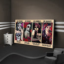 Frameless Lady Skeleton Oil Oil Paint By Numbers DIY Handmade Drawing On Canvas