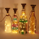 10pcs LED Solar Bottle String Light Diamond Cork Fairy Lamp Decor (Warm) Newly