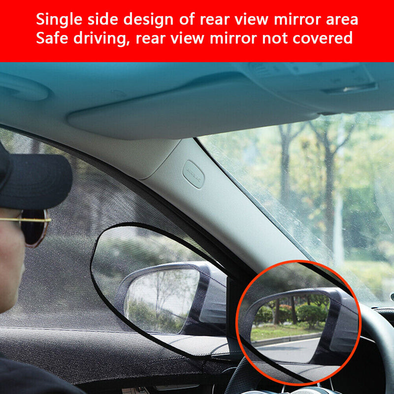 Car Front Rear Side Window Sun Shades Set Anti Mosquito Sunshade Universal Newly
