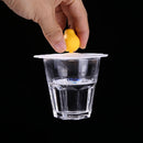 Silicone Cup Cover Dustproof Reusable Heat-resistant Transparent Lid (Pear)