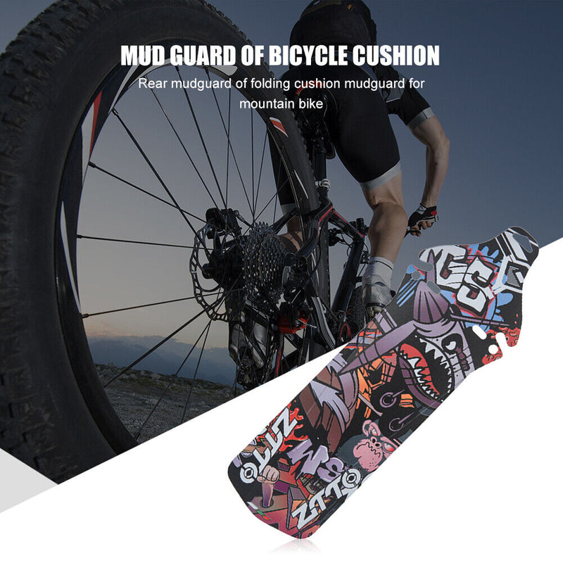 Bicycle Seat Fender Saddle Mud Guard Removable Rear Cushion Mountain Bike F