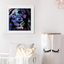 5D DIY Full Drill Diamond Painting Luminous Tiger Cross Stitch Embroidery Gif
